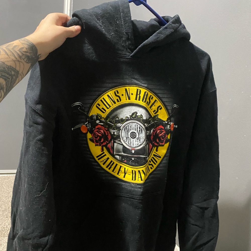 Guns N Roses Harley Davidson Hoodie